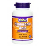 Hyaluronic acid NOW Foods Hyaluronic Acid and MSM, 120-Vcaps